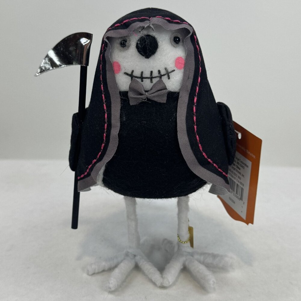 Hyde & Eek! Hoodie Featherly Friends Halloween Decoration Grim Reaper Bird NEW